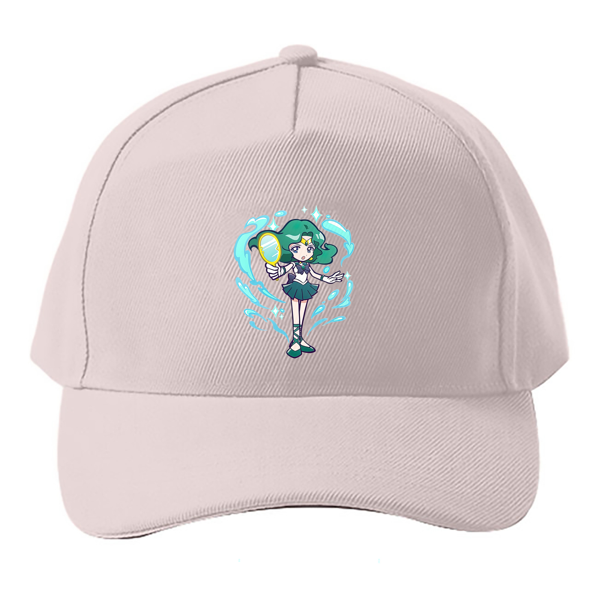 （画像用） 美少女戦士セーラームーン 海王 みちる（かいおう みちる） Sailor Moon Kaiou Michiru ベースボールキャップ 綿100％ 男女兼用 帽子 スポーツ